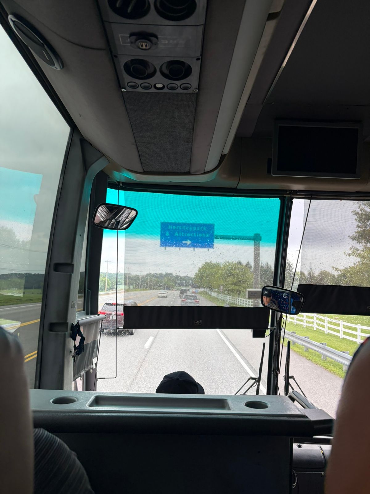 On the bus heading to Hersheypark